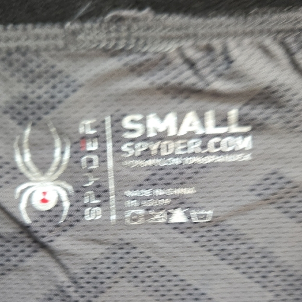 Spyder Gray Boxer Briefs with Geometric Design - Picture 3 of 4